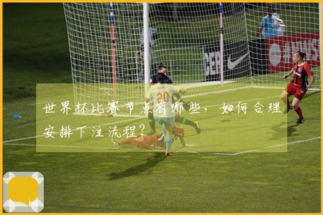 世界杯比赛节点有哪些，如何合理安排下注流程？
