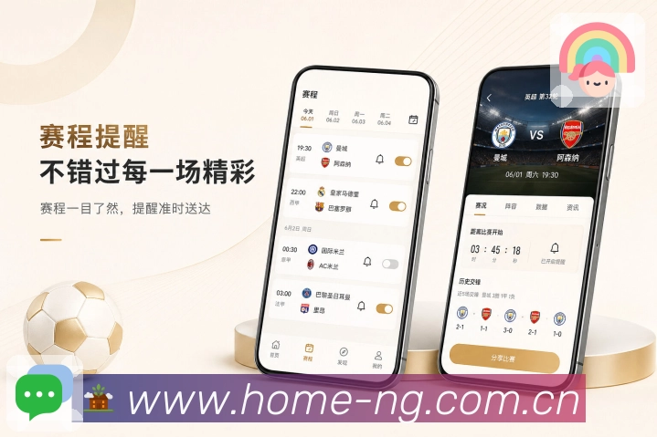 NG体育App比赛入口卡:比赛价值、当前状态、关注按钮和提醒入口